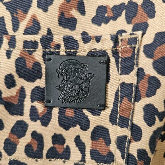 EUC LIKE NEW ZARA ANIMAL PRINT MID RISE SOFT PANTS SIZE 34 WOMENS - Picture 12 of 16